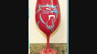 DRG Painted wineglasses and mugs video Vol. 2 #drgart #wineglasses