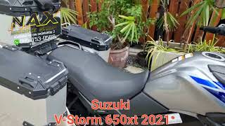 #ปิดการขาย มาใหม่ Suzuki vstorm 650xt 2021 ท่อเเต่งแท้ แต่งครบทั้งคัน ที่ Naxbigbike