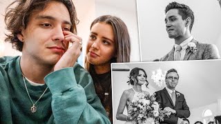 REACTING TO OUR WEDDING PHOTOS 4 YEARS LATER! (4 YEAR ANNIVERSARY)