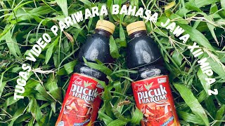 TUGAS VIDEO PARIWARA BAHASA JAWA XII MIPA 2