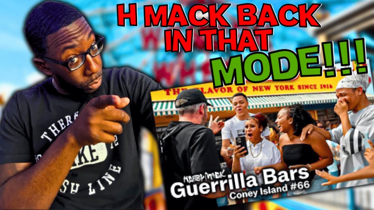 DROP THAT BEAT!! 🎤🔥 Harry Mack Destroys Coney Island | Guerrilla Bars 66 Reaction