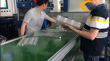 Full automatic thermoforming machine for PET anti-static electronics tray