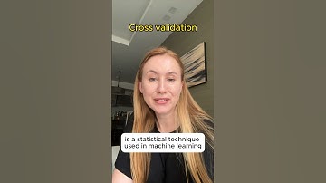 Cross validation in ML #ml #machinelearning #datascience #datascientist