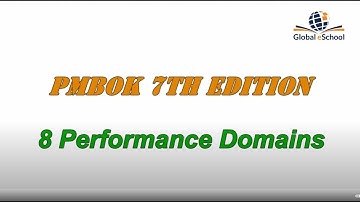 PMBOK 7th Edition - 8 performance domains