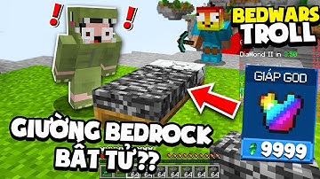 KHANGG HACK BEDWARS GIÁP GOD VÀ GIƯỜNG BẤT TỬ TROLL T GAMING VÀ NOOB TEAM *BEDWARS BLOCKMAN GO