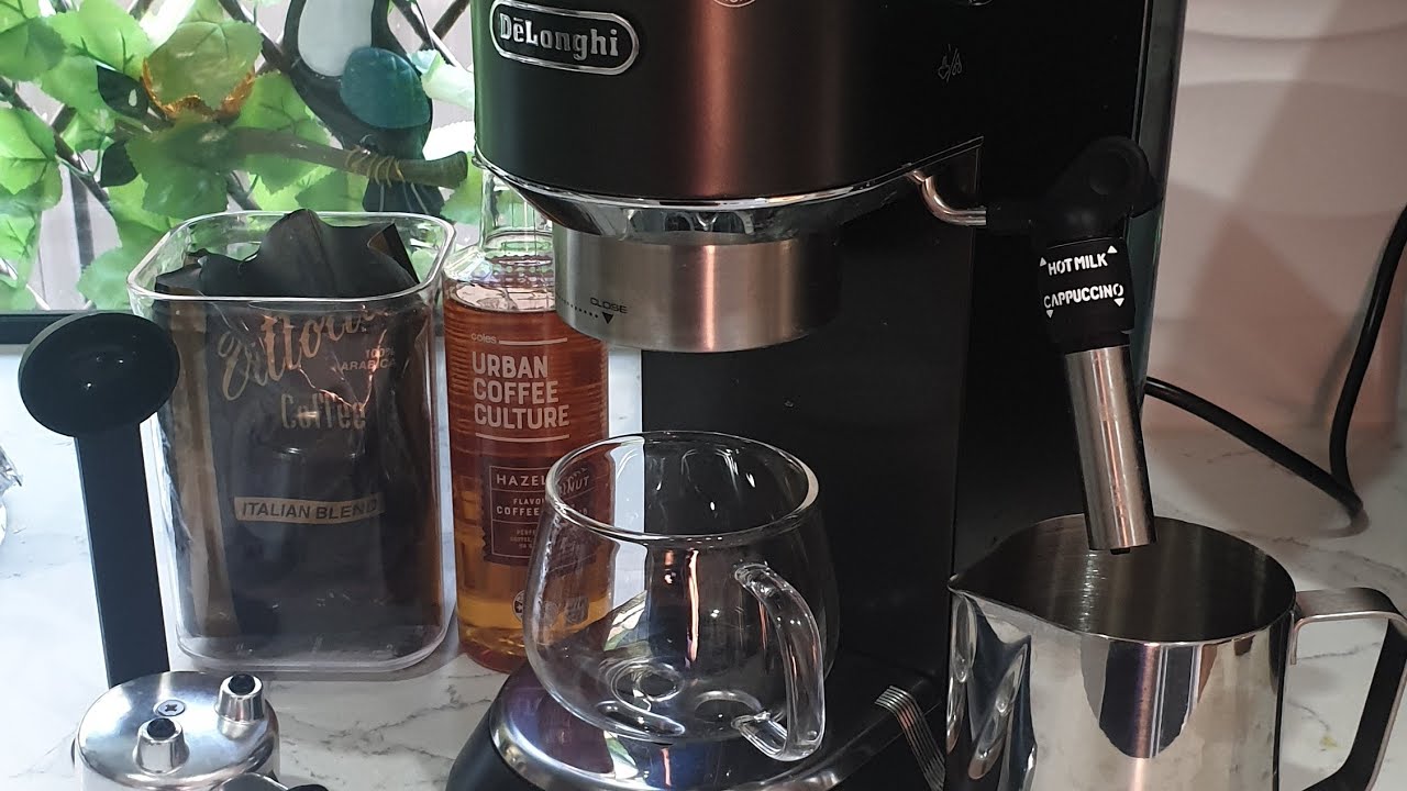 Cafe Style Coffee at Home. DeLonghi Dedica Coffee Machine using