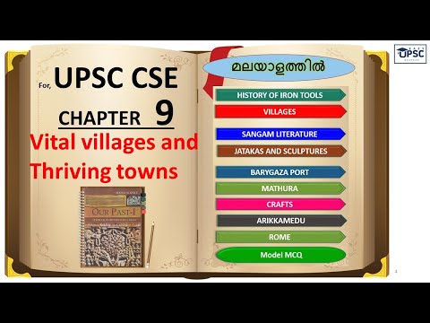 Chapter 9 |Class 6 History NCERT summary for UPSC CSE preparation in malayalam