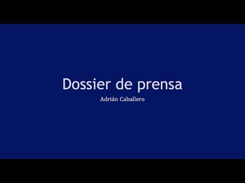 Vídeo: Com Elaborar Un Dossier De Premsa