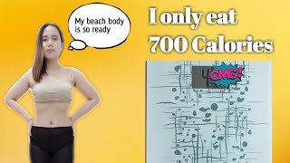 700 Calories A Day Challenge | How I Lose Weight - Youtube