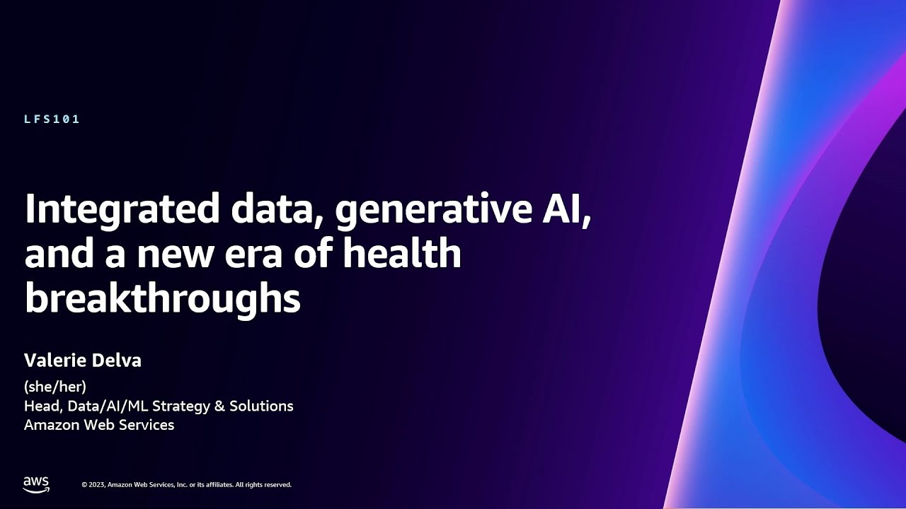 AWS re:Invent 2023 - Integrated data, generative AI, and a new era of ...