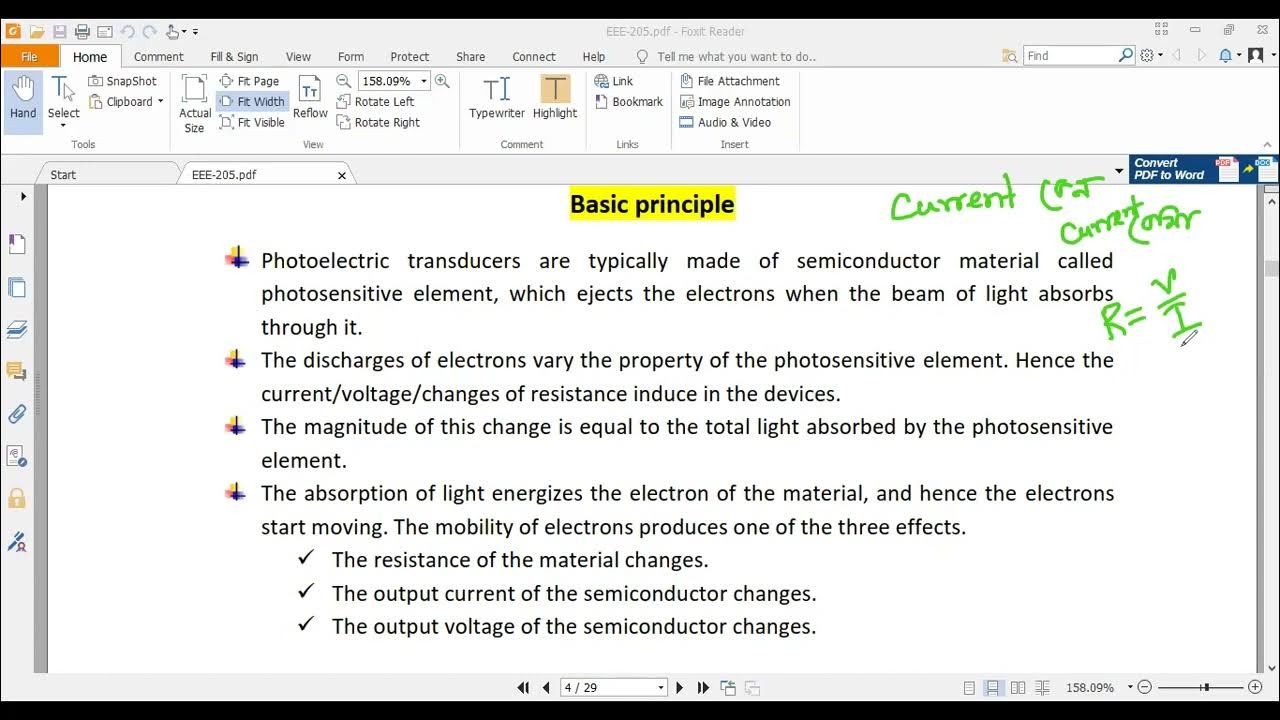 Optoelectronics Transducer_part1(bangla lecture) YouTube