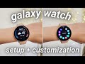 FIRST 8 THINGS TO DO ON NEW GALAXY WATCH | Setup + Customization on Tizen OS ⌚