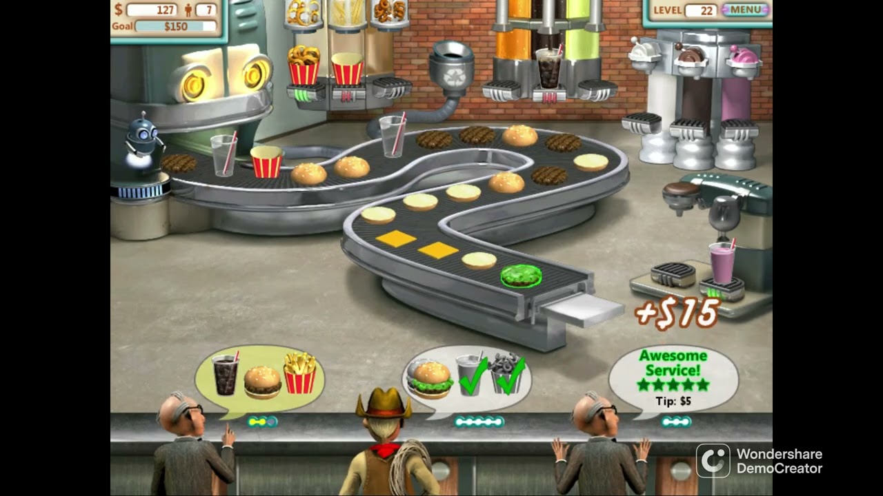 Burger Shop 2 Level 21-23 | Cooking Master Skills | Time Management Game 