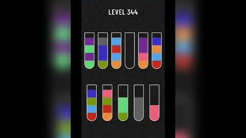 Water sort puzzle level 344
