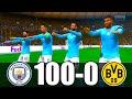 FIFA 23 | RONALDO, MESSI, MBAPPE, NEYMAR, ALL STARS | MANCHESTER CITY 100 - 0 DORTMUND | UCL FINAL