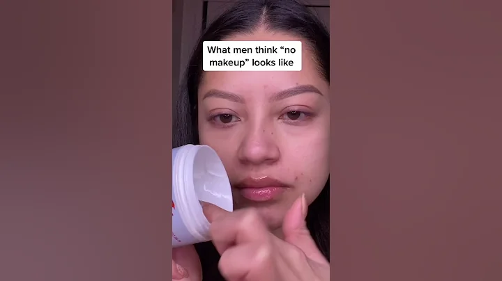 What men think "no makeup"  looks like