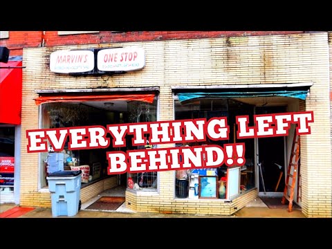 EVERYTHING LEFT BEHIND! Exploring A MUSIC & THRIFT Store CLOSED FOR DECADES!