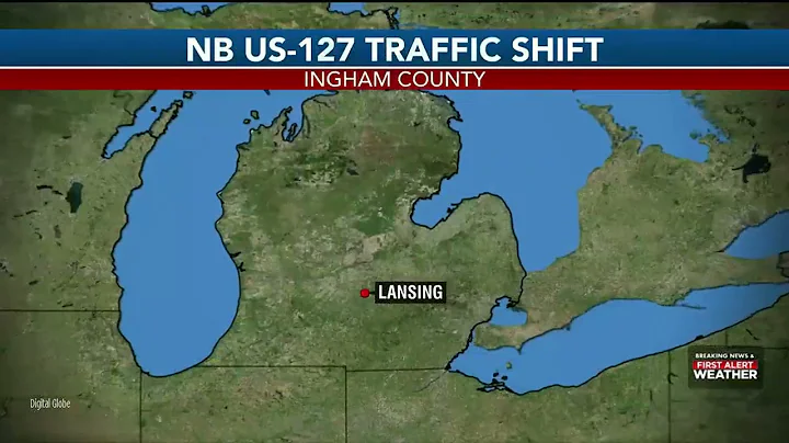 Stretch of US-127 in Ingham County under new traffic pattern