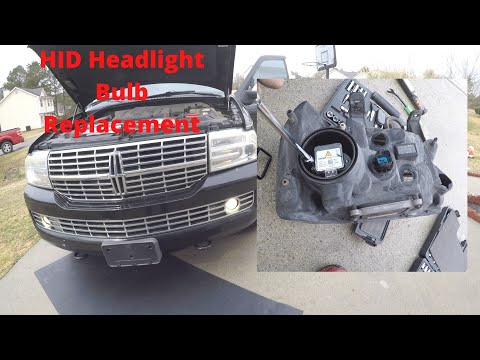 2008 Lincoln Navigator HID Headlight Bulb Replacement