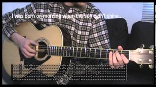 How To Play Merle Travis - Sixteen Tons(original 1946 recording) chords