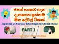 Japanese vs Sinhala: What Beginners Must Know! #japaneselanguage #japanvisasinhala #japanvisasinhala