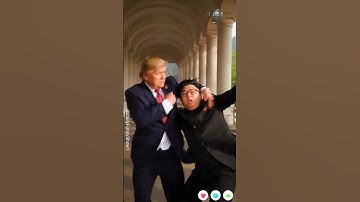 "Trump vs Kim Jong Amazing Funny AI Kungfu" #funny #aiart #dailyfunnyshow¹