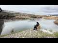本流と水路の合流地点にミミズを落としたら、、、