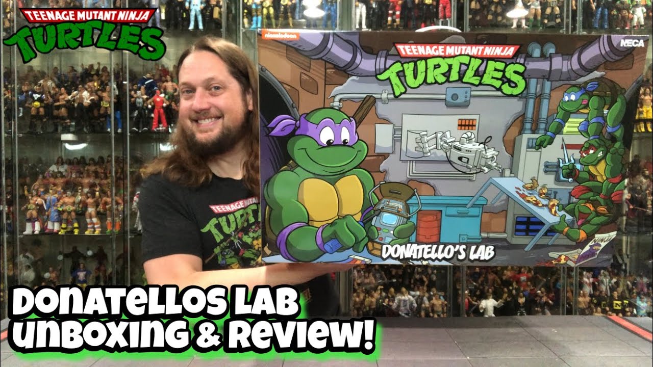 Donatello's Lab NECA Teenage Mutant Ninja Turtles Unboxing & Review!