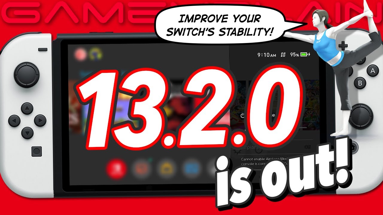 Nintendo Switch Version 13.2.0 Update Is Out! (System Stability & General Fixes)