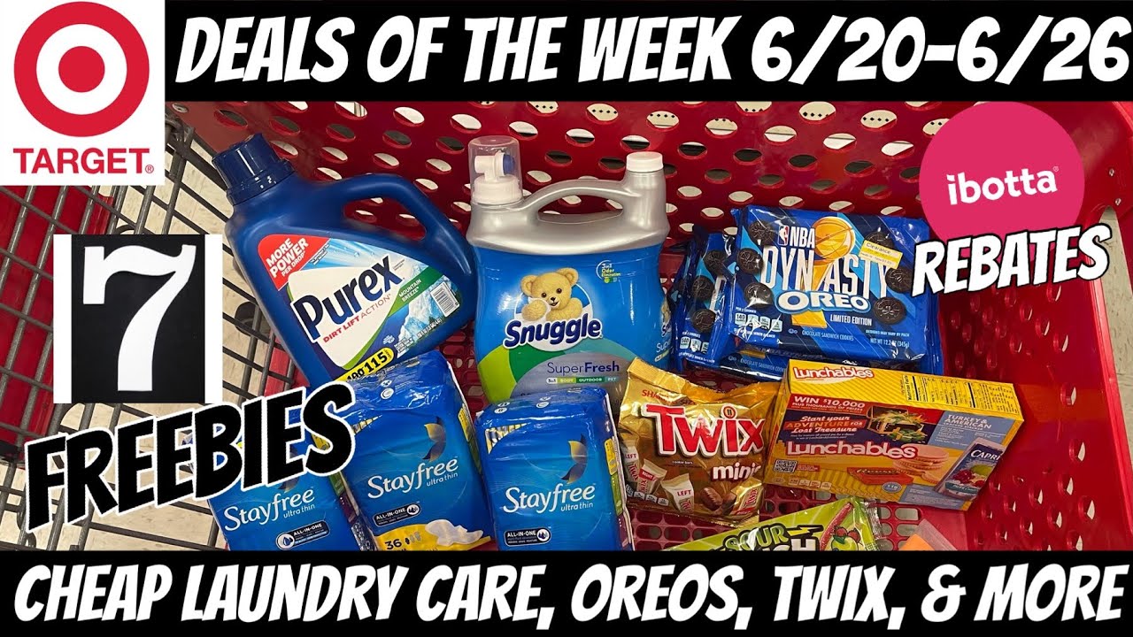 Target Deals 6/206/26 Target Ibotta Haul 7 FREEBIES Couponing At