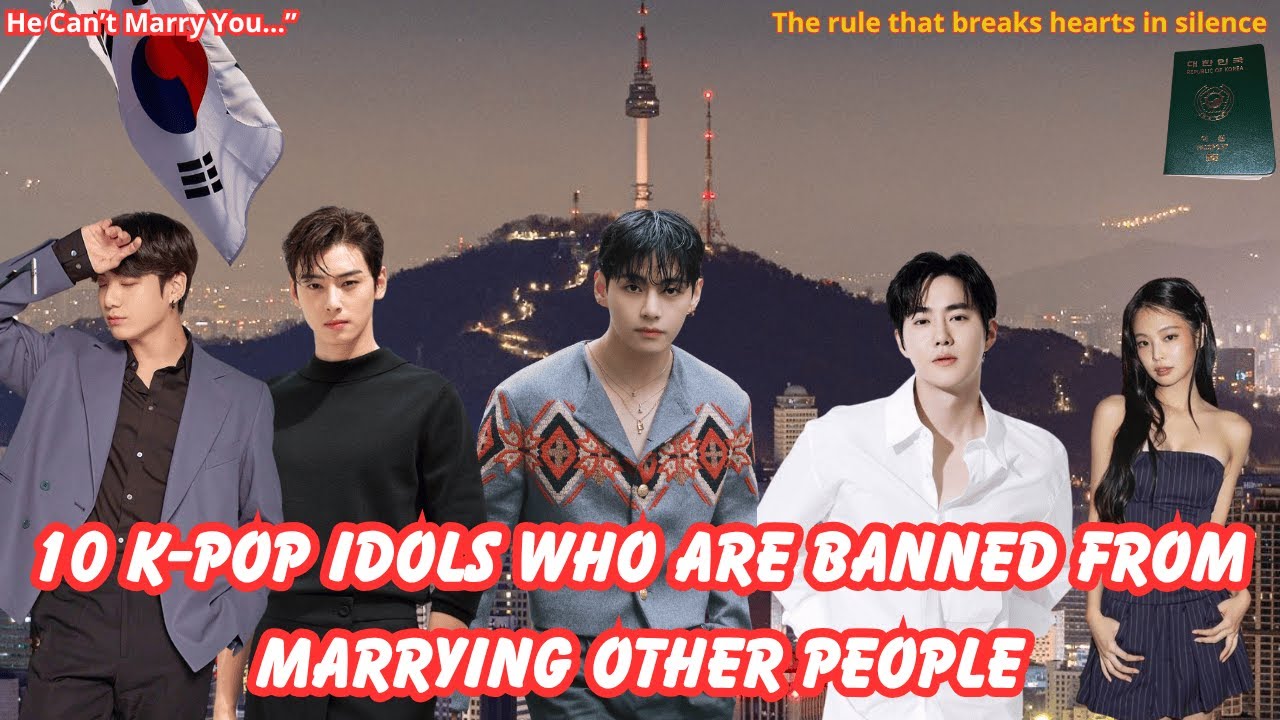 10 айдолов K-Pop, которым запрещено жениться на иностранцах 😱 Их любовь полна секретов!