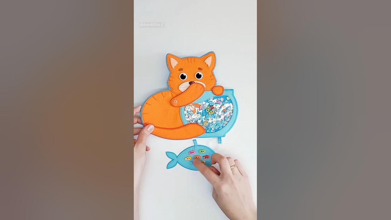 Фетровая игрушка своими руками #изфетра #игрушка #детям #котики - YouTube