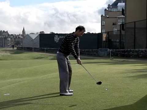 NICK DOUGHERTY SLOW MOTION 17TH ST ANDREWS DUNHILL LINKS 300909