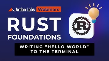 Writing “Hello World” to the Terminal with Rust