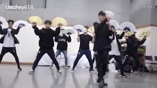 BTS(3J) - MMA 2018 intro - dance practice mirrored