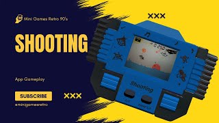 Shooting Mini Games Retro 90s Gameplay - Handheld lcd mini game Paraguai alarm clock screenshot 5