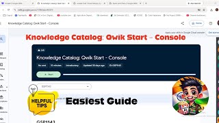 Knowledge Catalog: Qwik Start - Console #GSP1143 #qwiklabsarcade2026 screenshot 3