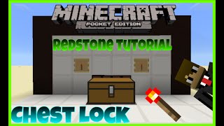 Mcpe Chest Lock With Combination Lock Tutorial