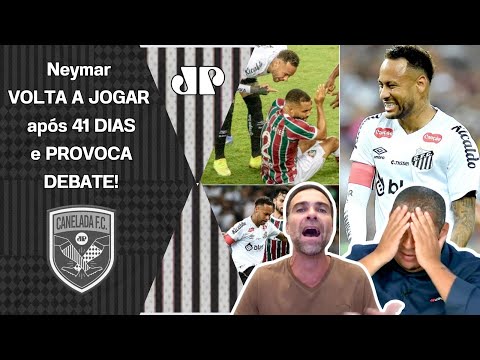 "EU POSSO CALAR A BOCA! Mas o NEYMAR pra mim..." VOLTA do craque em Fluminense x Santos GERA DEBATE!