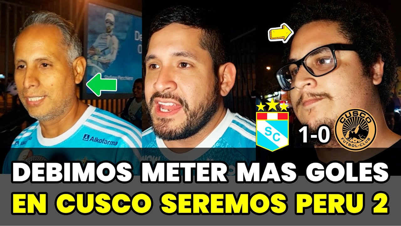 Hinchas de Sporting Cristal comentan el triunfo ante Cusco FC (1-0) | Liga 1 Playoffs 2025