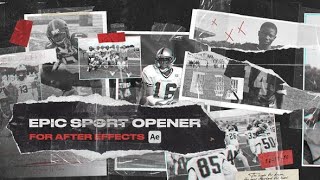 After Effects Template: Epic Sport Slideshow