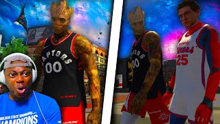We HACKED SpiderMan And GROOT Into NBA 2k20 And This Happened...