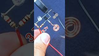 Simple touch sensor switch||Touch sensor circuit #shorts #youtubeshorts