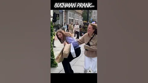 BUSHMAN PRANK!!! This is So Funny Reactions Off Peoples #shorts