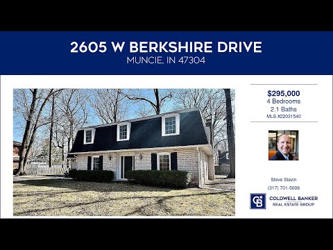 2605 W Berkshire Drive, Muncie, IN home video tour
