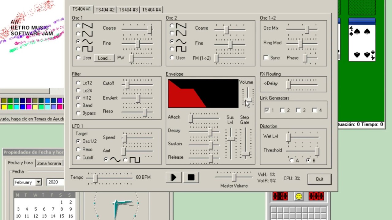 AW RETRO MUSIC SOFTWARE JAM: TS 404
