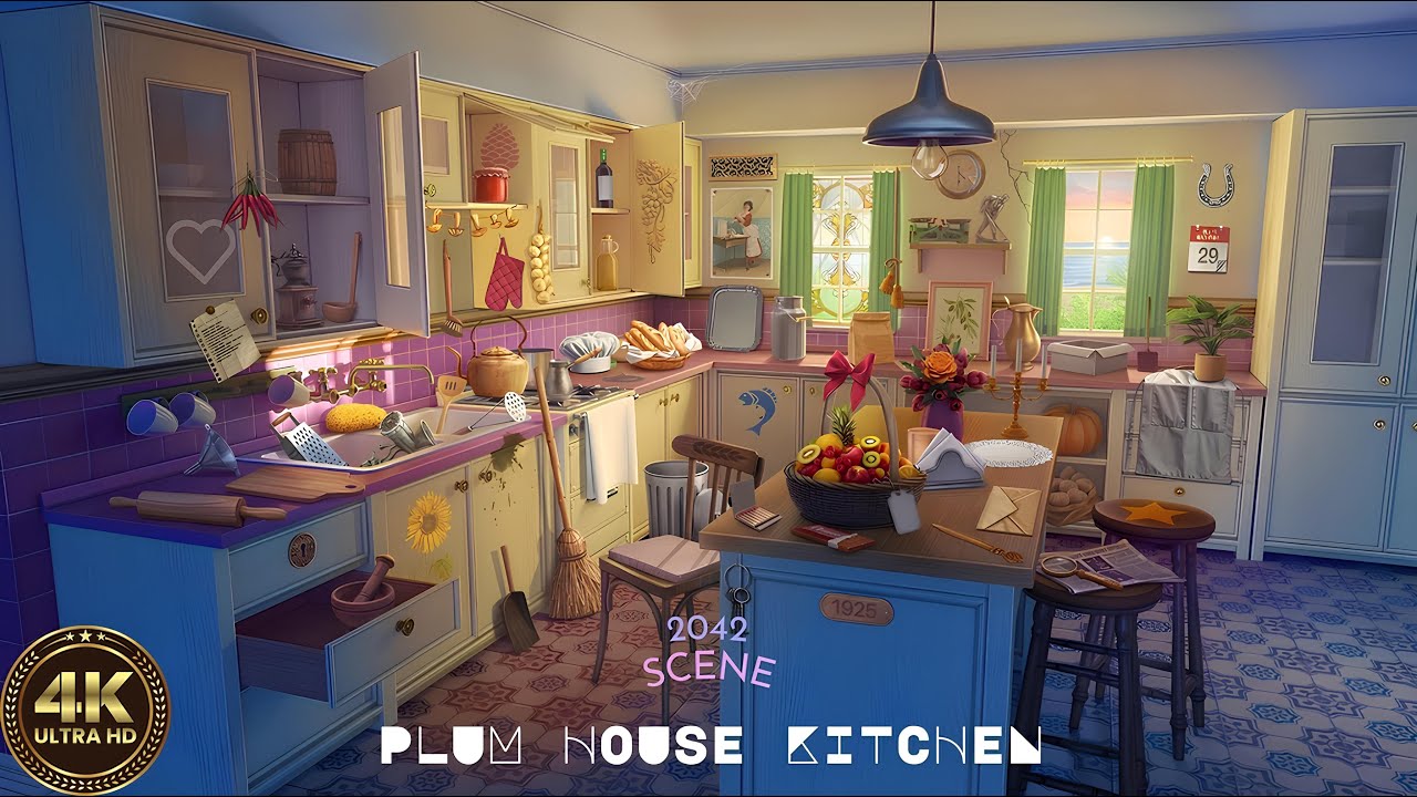 June's Journey Scene 2042 | Vol 09 Ch 14 | Plum House Kitchen ...