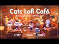 【あつ森BGM】Cats Lofi Café #14 Autumn Halloween|ハロウィン|ピアノと環境音|作業・勉強・リラックス・睡眠用BGM