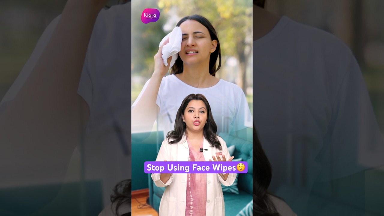 Stop using Face wipes 