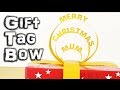 How to Make a Bow Gift Tag